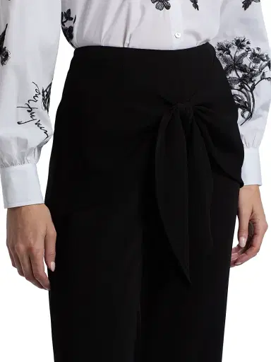 Cinq à Sept Women's Lilas High-Rise Wide-Leg Pants - Black | Thumbnail 6 Cinq à Sept Women's Lilas High-Rise Wide-Leg Pants - Black | Thumbnail 6
