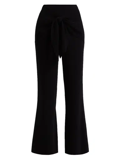 Cinq à Sept Women's Lilas High-Rise Wide-Leg Pants - Black | Thumbnail 1 Cinq à Sept Women's Lilas High-Rise Wide-Leg Pants - Black | Thumbnail 1