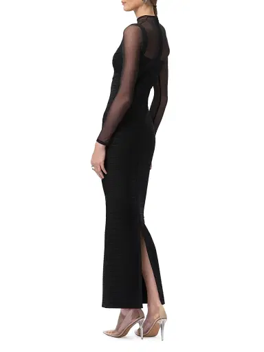 Hervé Léger Women's The Ella Bandage Knit Gown - Black | Thumbnail 3 Hervé Léger Women's The Ella Bandage Knit Gown - Black | Thumbnail 3
