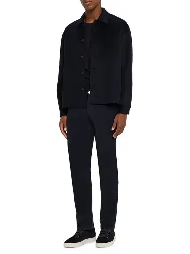 FRAME Men's L'Homme Slim Corduroy Pants - Navy | Thumbnail 2 FRAME Men's L'Homme Slim Corduroy Pants - Navy | Thumbnail 2