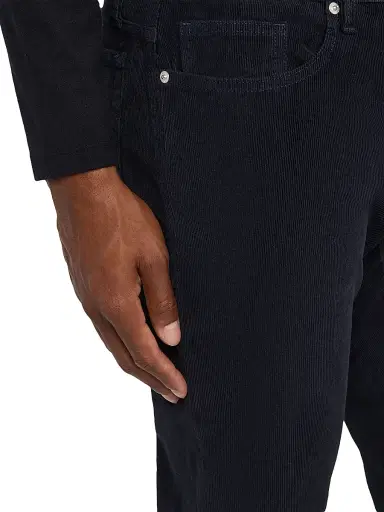 FRAME Men's L'Homme Slim Corduroy Pants - Navy | Thumbnail 5 FRAME Men's L'Homme Slim Corduroy Pants - Navy | Thumbnail 5