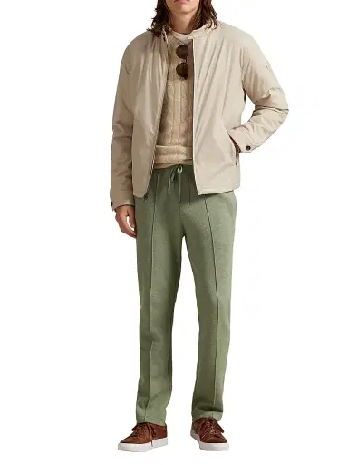 Polo Ralph Lauren Men's Performance Gabardine Full-Zip Jacket - Classic Stone | Thumbnail 2 Polo Ralph Lauren Men's Performance Gabardine Full-Zip Jacket - Classic Stone | Thumbnail 2
