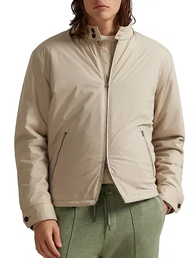 Polo Ralph Lauren Men's Performance Gabardine Full-Zip Jacket - Classic Stone | Thumbnail 3 Polo Ralph Lauren Men's Performance Gabardine Full-Zip Jacket - Classic Stone | Thumbnail 3