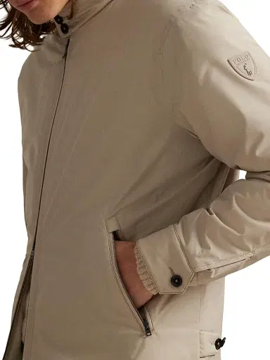 Polo Ralph Lauren Men's Performance Gabardine Full-Zip Jacket - Classic Stone | Thumbnail 5 Polo Ralph Lauren Men's Performance Gabardine Full-Zip Jacket - Classic Stone | Thumbnail 5