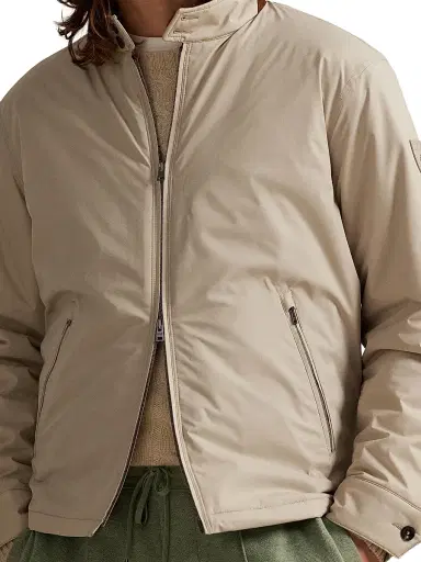 Polo Ralph Lauren Men's Performance Gabardine Full-Zip Jacket - Classic Stone | Thumbnail 6 Polo Ralph Lauren Men's Performance Gabardine Full-Zip Jacket - Classic Stone | Thumbnail 6