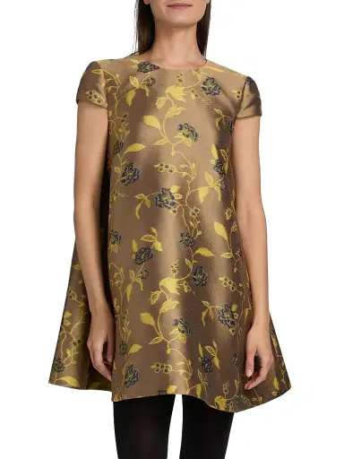 STAUD Women's Bailey Floral A-Line Minidress - Vintage Floral | Thumbnail 3 STAUD Women's Bailey Floral A-Line Minidress - Vintage Floral | Thumbnail 3
