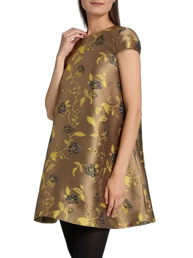 STAUD Women's Bailey Floral A-Line Minidress - Vintage Floral | Thumbnail 4 STAUD Women's Bailey Floral A-Line Minidress - Vintage Floral | Thumbnail 4