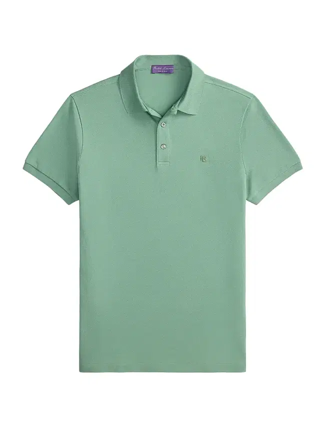 Men's Custom Slim-Fit Piqué Polo Shirt - Feldspar Green Men's Custom Slim-Fit Piqué Polo Shirt - Feldspar Green