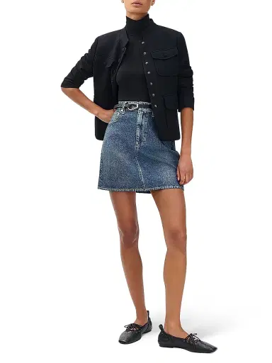 rag & bone Women's rb Miramar Miniskirt - Woodside | Thumbnail 2 rag & bone Women's rb Miramar Miniskirt - Woodside | Thumbnail 2