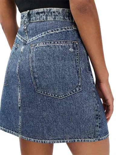 rag & bone Women's rb Miramar Miniskirt - Woodside | Thumbnail 6 rag & bone Women's rb Miramar Miniskirt - Woodside | Thumbnail 6