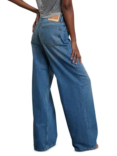 Boyish Women's The Jovi Retro Wide Leg High Rise Jeans - Rio Bravo | Thumbnail 4 Boyish Women's The Jovi Retro Wide Leg High Rise Jeans - Rio Bravo | Thumbnail 4