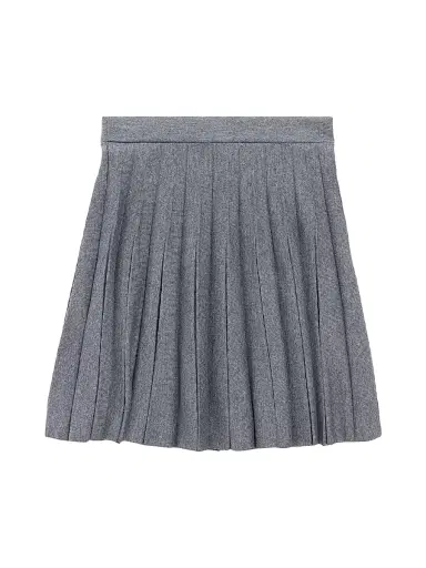 Balenciaga Women's Pleated Skirt - Heather Grey - Size XS | Thumbnail 2 Balenciaga Women's Pleated Skirt - Heather Grey - Size XS | Thumbnail 2