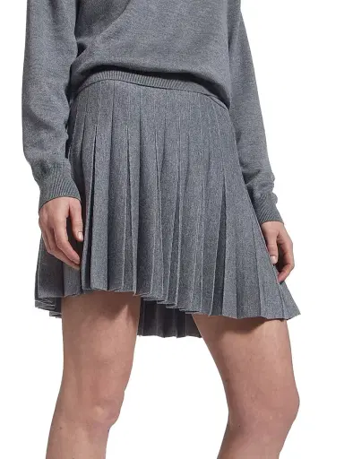 Balenciaga Women's Pleated Skirt - Heather Grey - Size XS | Thumbnail 3 Balenciaga Women's Pleated Skirt - Heather Grey - Size XS | Thumbnail 3