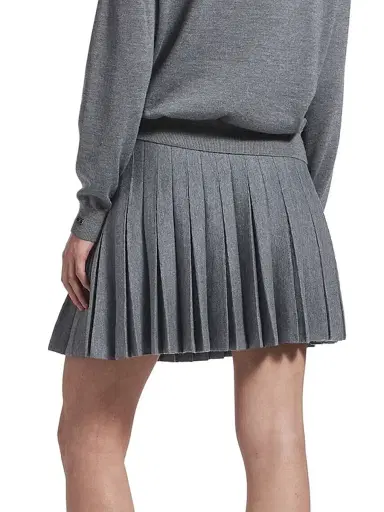 Balenciaga Women's Pleated Skirt - Heather Grey - Size XS | Thumbnail 4 Balenciaga Women's Pleated Skirt - Heather Grey - Size XS | Thumbnail 4