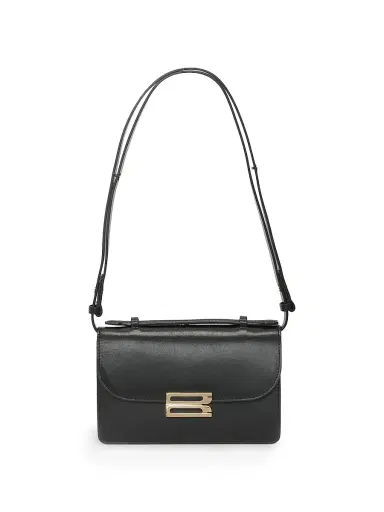 Victoria Beckham Women's Mini Dorian Leather Shoulder Bag - Black | Thumbnail 1 Victoria Beckham Women's Mini Dorian Leather Shoulder Bag - Black | Thumbnail 1
