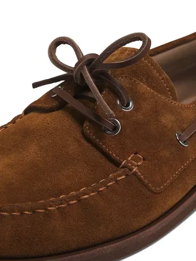 Gianvito Rossi Men's Vandée Suede Boat Shoes - Texas - Size 11 | Thumbnail 5 Gianvito Rossi Men's Vandée Suede Boat Shoes - Texas - Size 11 | Thumbnail 5