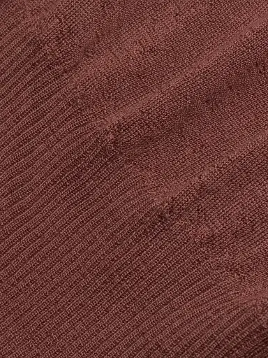 Rick Owens Women's Maglia Cashmere Cap-Sleeve Turtleneck - Rose Wood | Thumbnail 7 Rick Owens Women's Maglia Cashmere Cap-Sleeve Turtleneck - Rose Wood | Thumbnail 7