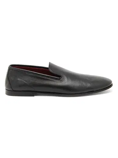 Dolce & Gabbana Men's Leather Slipper Loafers - Nero - Size 13 | Thumbnail 1 Dolce & Gabbana Men's Leather Slipper Loafers - Nero - Size 13 | Thumbnail 1