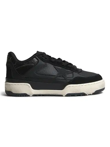 Golden Goose Men's Forty2 Leather Low-Top Sneakers - Black - Size 13 | Thumbnail 1 Golden Goose Men's Forty2 Leather Low-Top Sneakers - Black - Size 13 | Thumbnail 1