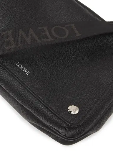 Loewe Men's Extra-Small Pebble Leather Messenger Bag - Black | Thumbnail 5 Loewe Men's Extra-Small Pebble Leather Messenger Bag - Black | Thumbnail 5