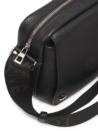Loewe Men's Extra-Small Pebble Leather Messenger Bag - Black | Thumbnail 6 Loewe Men's Extra-Small Pebble Leather Messenger Bag - Black | Thumbnail 6