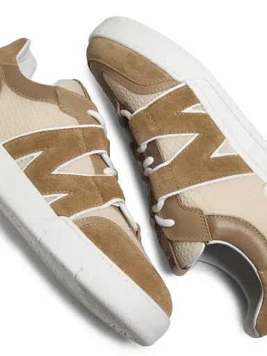 MOSCHINO Men's Streetball Low-Top Sneakers - Beige - Size 13 | Thumbnail 5 MOSCHINO Men's Streetball Low-Top Sneakers - Beige - Size 13 | Thumbnail 5