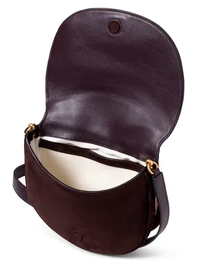 Wandler Women's Kate Suede Crossbody Bag - Acai Suede Grape | Thumbnail 2 Wandler Women's Kate Suede Crossbody Bag - Acai Suede Grape | Thumbnail 2