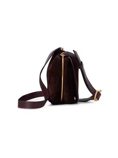 Wandler Women's Kate Suede Crossbody Bag - Acai Suede Grape | Thumbnail 4 Wandler Women's Kate Suede Crossbody Bag - Acai Suede Grape | Thumbnail 4