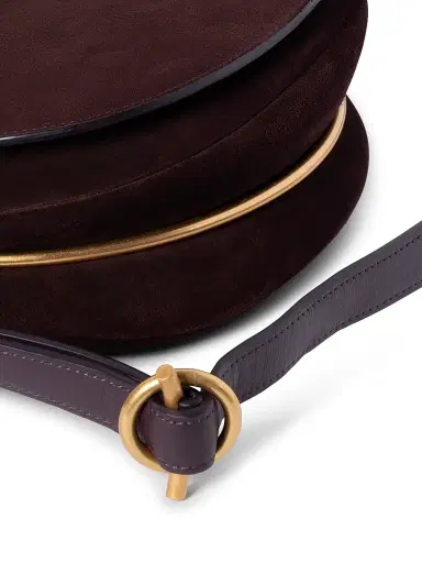 Wandler Women's Kate Suede Crossbody Bag - Acai Suede Grape | Thumbnail 5 Wandler Women's Kate Suede Crossbody Bag - Acai Suede Grape | Thumbnail 5
