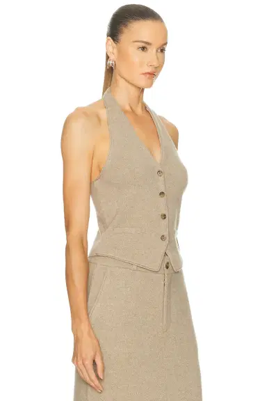 Guest In Residence Tailored Halter Vest | Thumbnail 2 Guest In Residence Tailored Halter Vest | Thumbnail 2