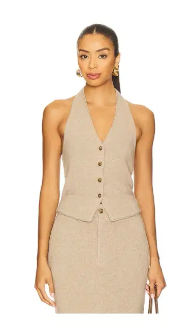 Guest In Residence Tailored Halter Vest | Thumbnail 5 Guest In Residence Tailored Halter Vest | Thumbnail 5