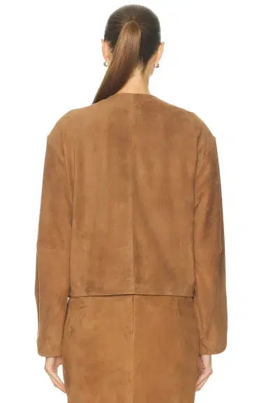 St. Agni Suede Utility Cocoon Bomber Jacket | Thumbnail 3 St. Agni Suede Utility Cocoon Bomber Jacket | Thumbnail 3