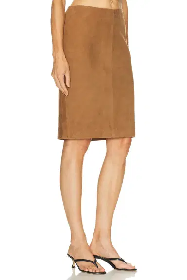 St. Agni Suede Pencil Skirt | Thumbnail 2 St. Agni Suede Pencil Skirt | Thumbnail 2