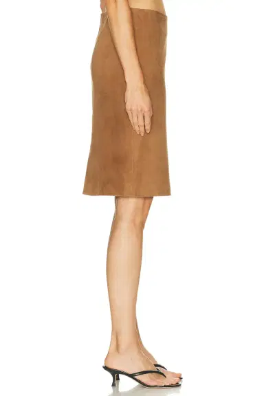 St. Agni Suede Pencil Skirt | Thumbnail 3 St. Agni Suede Pencil Skirt | Thumbnail 3