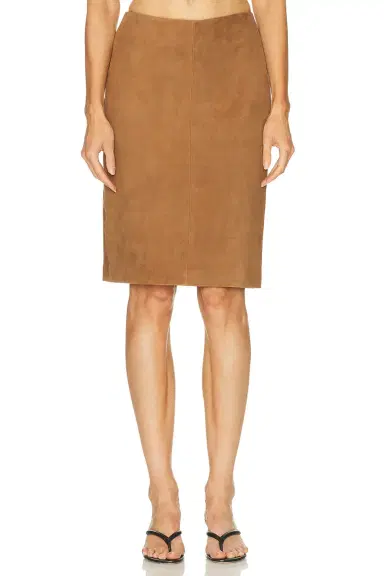 St. Agni Suede Pencil Skirt | Thumbnail 1 St. Agni Suede Pencil Skirt | Thumbnail 1