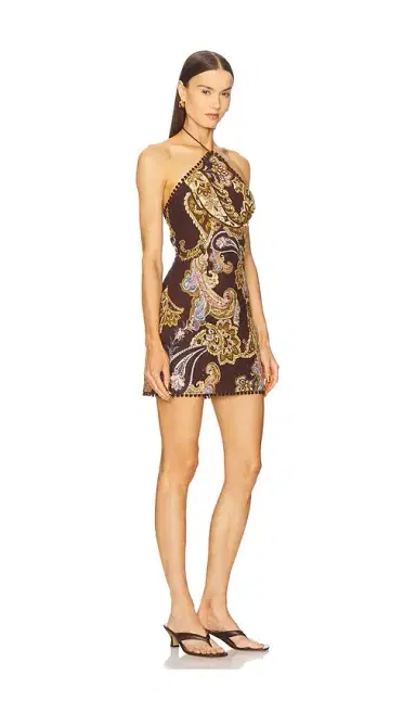 Hemant & Nandita Halter Neck Mini Dress | Thumbnail 2 Hemant & Nandita Halter Neck Mini Dress | Thumbnail 2