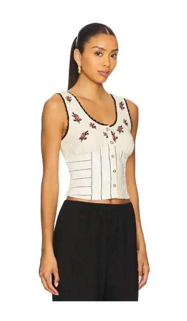 Free People Rose Bud Knit Top | Thumbnail 2 Free People Rose Bud Knit Top | Thumbnail 2