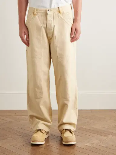 A.PRESSE Vintage Double-Knee Wide-Leg Jeans - Men | Thumbnail 3 A.PRESSE Vintage Double-Knee Wide-Leg Jeans - Men | Thumbnail 3