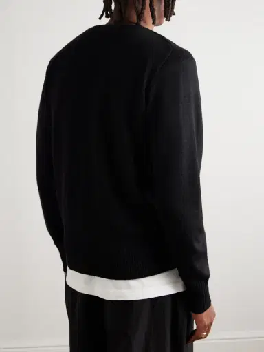 Canada Goose Rosseau Logo-Appliquéd Wool Sweater - Men | Thumbnail 3 Canada Goose Rosseau Logo-Appliquéd Wool Sweater - Men | Thumbnail 3