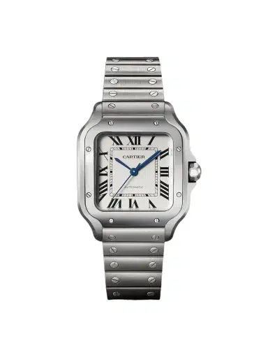 Cartier Santos Automatic Medium Stainless Steel Interchangeable Watch, Ref. WSSA0029 - Men | Thumbnail 1 Cartier Santos Automatic Medium Stainless Steel Interchangeable Watch, Ref. WSSA0029 - Men | Thumbnail 1