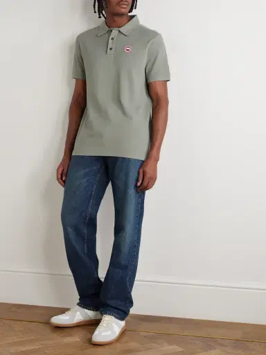 Canada Goose Beckley Logo-Appliquéd Cotton-Piqué Polo Shirt - Men | Thumbnail 2 Canada Goose Beckley Logo-Appliquéd Cotton-Piqué Polo Shirt - Men | Thumbnail 2