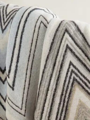 Missoni Home Plume Fringed Striped Jacquard-Knit Wool-Blend Blanket - Men | Thumbnail 4 Missoni Home Plume Fringed Striped Jacquard-Knit Wool-Blend Blanket - Men | Thumbnail 4