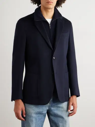 Zegna Layered Cashmere Blazer - Men | Thumbnail 3 Zegna Layered Cashmere Blazer - Men | Thumbnail 3