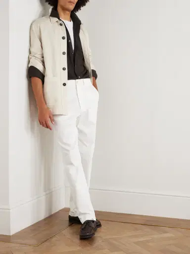 Zegna Cotton and Cashmere-Blend Shirt - Men | Thumbnail 2 Zegna Cotton and Cashmere-Blend Shirt - Men | Thumbnail 2