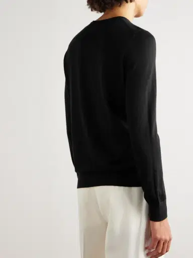 Zegna Cashmere and Silk-Blend Sweater - Men | Thumbnail 4 Zegna Cashmere and Silk-Blend Sweater - Men | Thumbnail 4