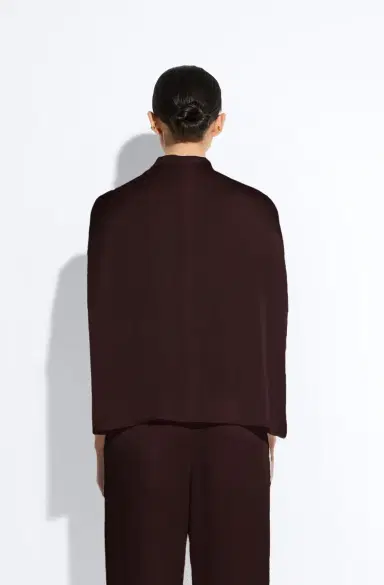 Lapointe Satin Cape Tee | Thumbnail 2 Lapointe Satin Cape Tee | Thumbnail 2