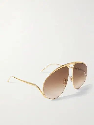 Loewe Aviator-style Gold-tone Sunglasses | Thumbnail 3 Loewe Aviator-style Gold-tone Sunglasses | Thumbnail 3