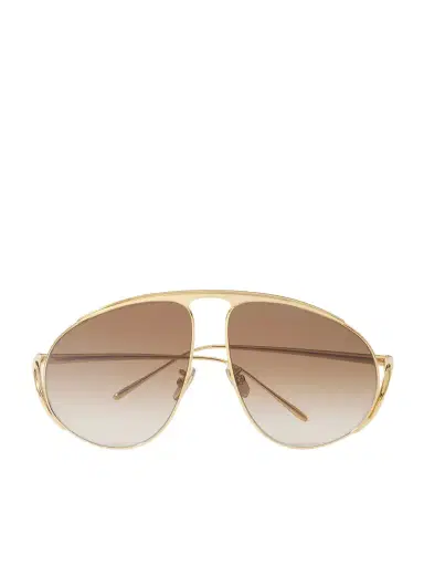 Loewe Aviator-style Gold-tone Sunglasses | Thumbnail 1 Loewe Aviator-style Gold-tone Sunglasses | Thumbnail 1
