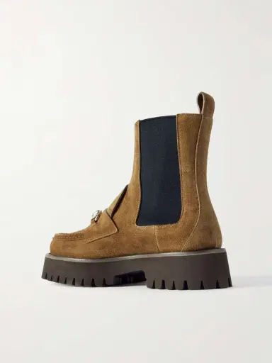 Gucci Horsebit-detailed Suede Chelsea Boots | Thumbnail 3 Gucci Horsebit-detailed Suede Chelsea Boots | Thumbnail 3
