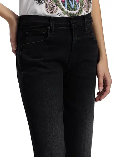 Mother Women's The Rambler Mid-Rise Zip Flood Jeans | Thumbnail 6 Mother Women's The Rambler Mid-Rise Zip Flood Jeans | Thumbnail 6